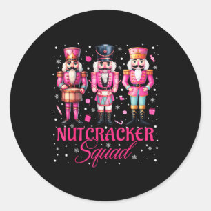 Nk Nutcracker Squad Nk Christmas Ballet Xmas Women Classic Round Sticker