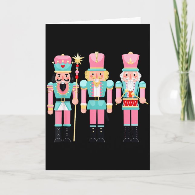 Nk Nutcracker Squad Xmas Nk Christmas Pajamas Wome Card (Front)