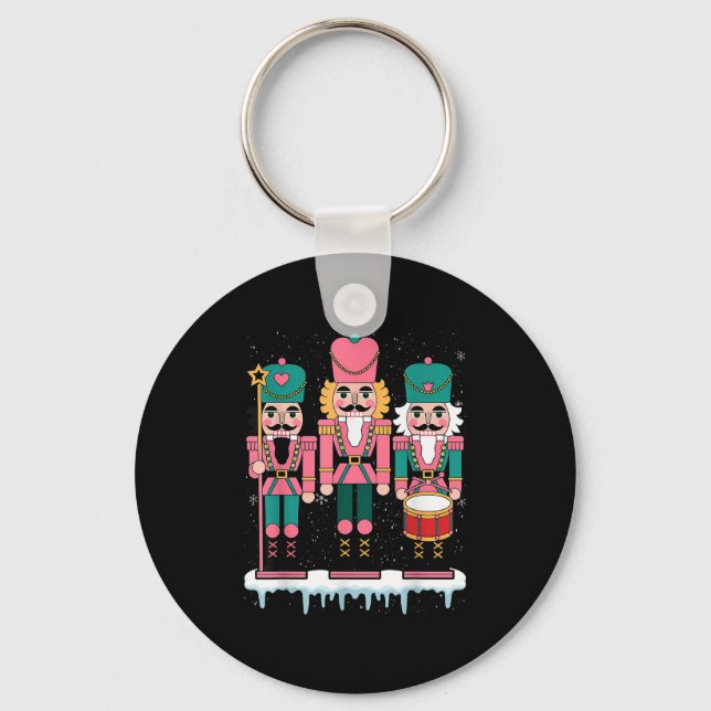 Nk Nutcracker Squad Xmas Nk Christmas Pajamas Wome Keychain (Front)