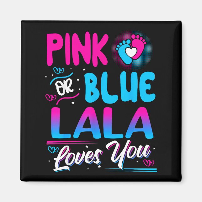 Nk Or Blue Lala Loves You New Baby  Magnet (Front)