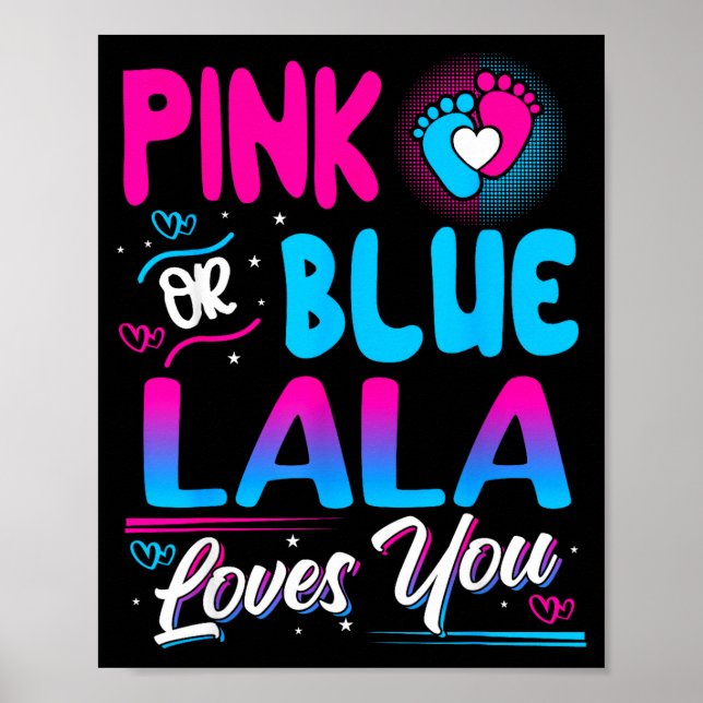 Nk Or Blue Lala Loves You New Baby  Poster (Front)