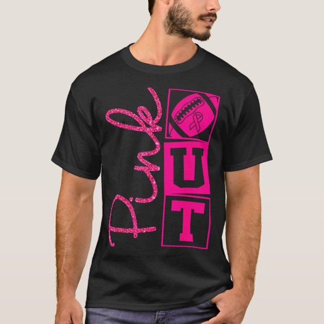 Nk Out Breast Cancer Awareness Football Srts Men C T-Shirt (Front)