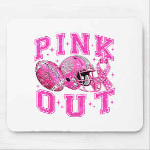 Nk Out Tackle Breast Cancer Awareness Football Nk Mouse Pad