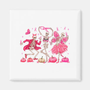 Nk Ribbon Breast Cancer Awareness Skeleton Women M Magnet