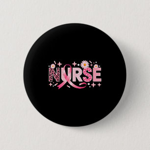 Nk Ribbon Stethoscope Nurse Life Breast Cancer Awa Button