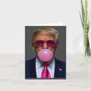 Nk Sungles Funny Donald Trump Nk Bubble Gum 2024 Card