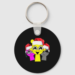 Nki Simon Gray Sprunky Christmas! Keychain
