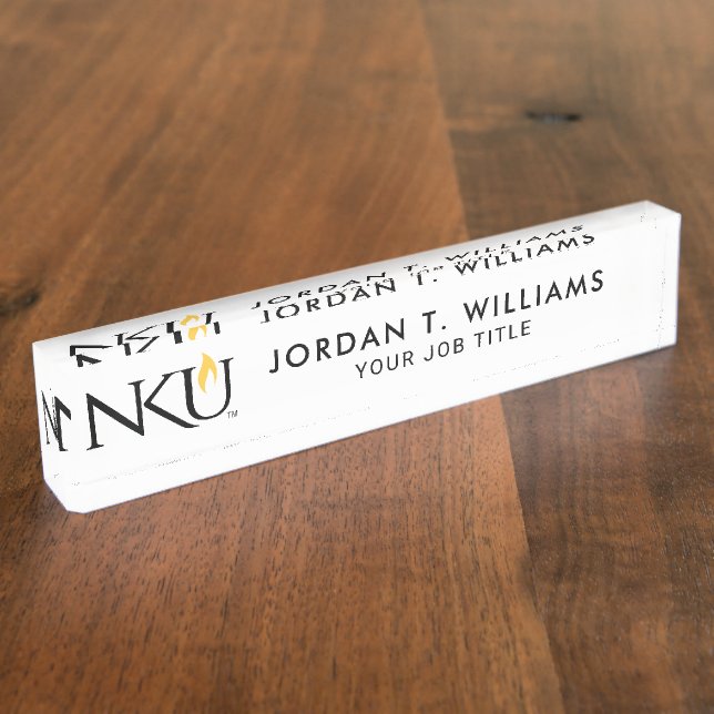 NKU DESK NAME PLATE (Side)
