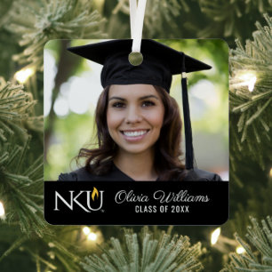 NKU   Graduation Metal Ornament