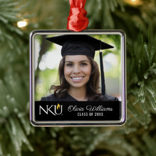 NKU Graduation Metal Ornament