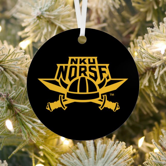 NKU Norse Metal Ornament (Insitu)