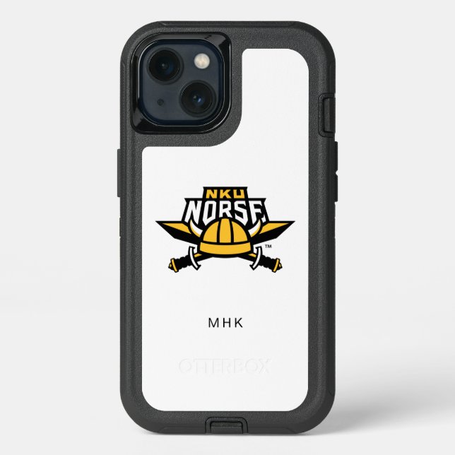 NKU Norse | Monogram Otterbox iPhone Case (Back)
