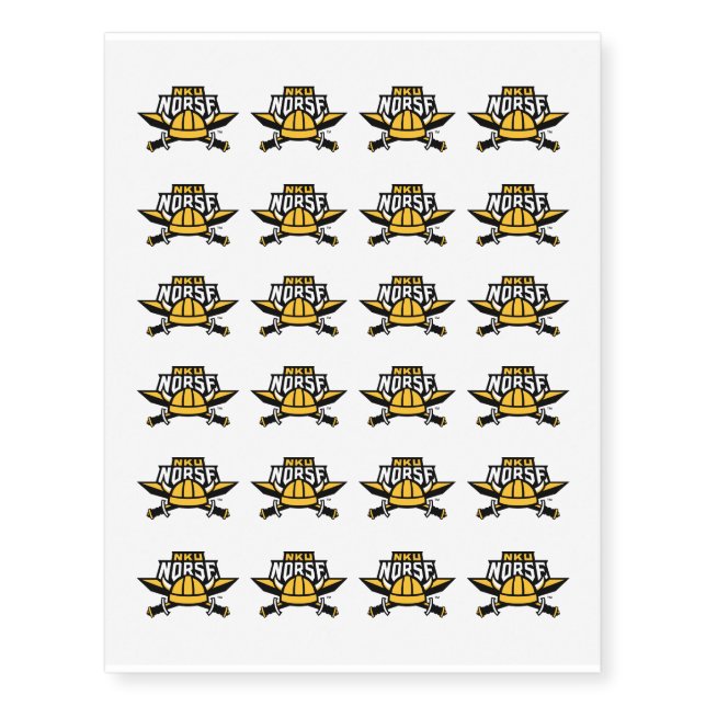 NKU Norse Temporary Tattoos (Front)