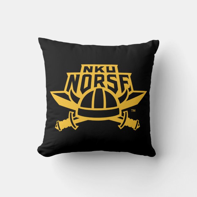 NKU Norse Throw Pillow (Front)