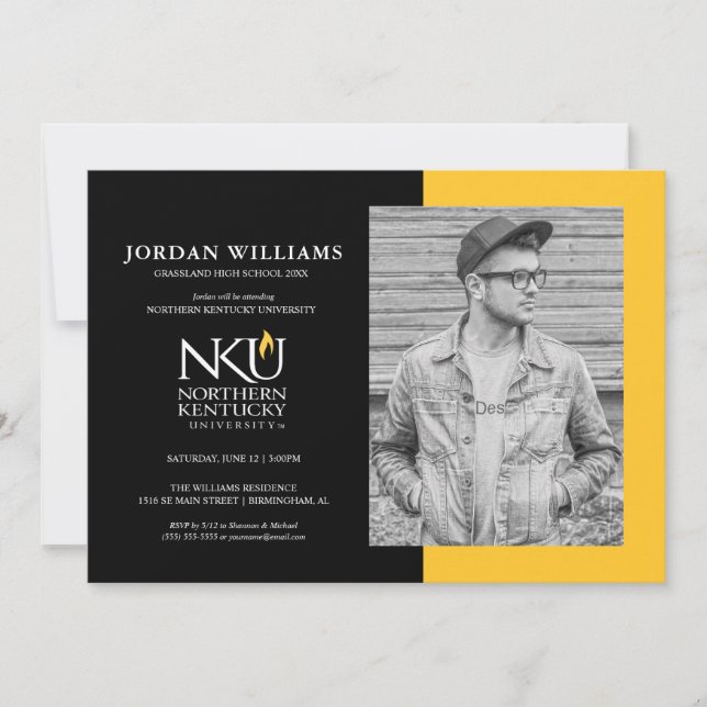NKU Northern Kentucky University | Graduation Announcement (Front)