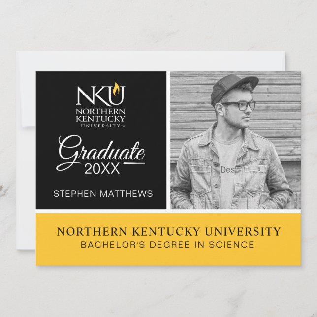 NKU Northern Kentucky University | Graduation Invitation (Front)