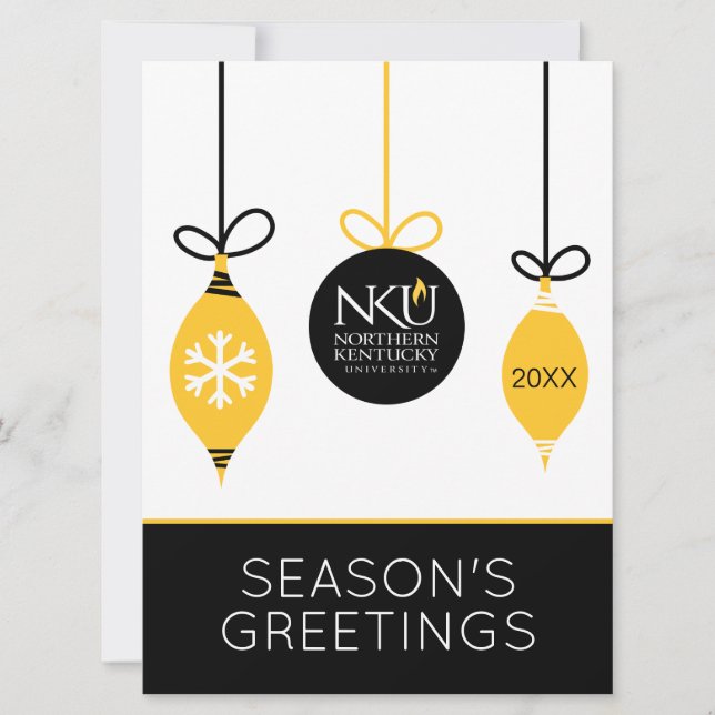 NKU Northern Kentucky University Holiday Card (Front)