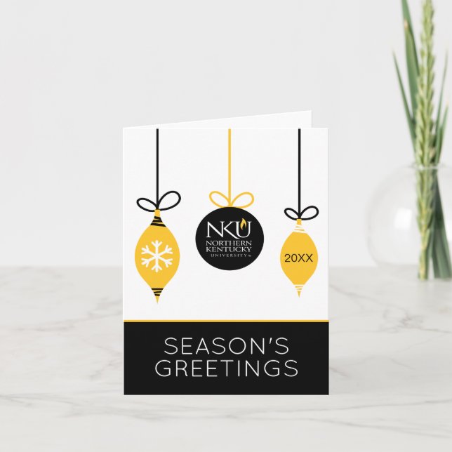 NKU Northern Kentucky University Holiday Card (Front)