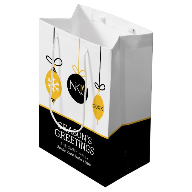 NKU Northern Kentucky University Medium Gift Bag (Front Angled)