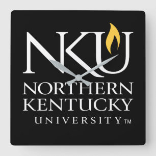 NKU Northern Kentucky University Square Wall Clock