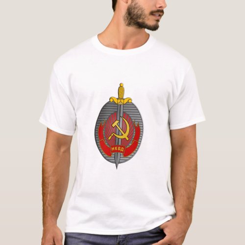 NKVD Emblem mens t_shirt