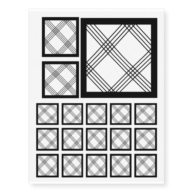 NKYIMU | Symbol of Skillfulness, Precision Temporary Tattoos (Front)