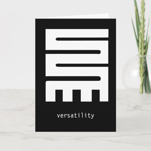 Nkyinkyim Greeting Card (Front)