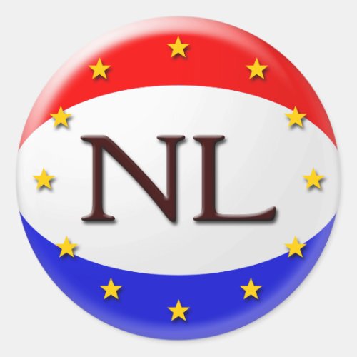 NL CLASSIC ROUND STICKER