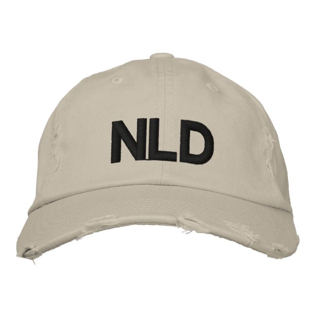 NLD pet Embroidered Baseball Cap (Front)