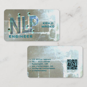 🤖NLP Engineer Chatbot Developer Conversational AI Business Card