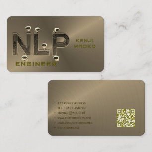 🤖NLP Engineer Chatbot Developer Conversational AI Business Card