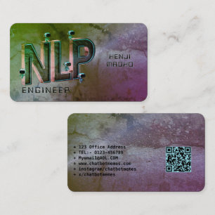 🤖NLP Engineer Chatbot Developer Conversational AI Business Card