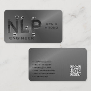 🤖NLP Engineer Chatbot Developer Conversational AI Business Card