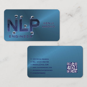 🤖NLP Engineer Chatbot Developer Conversational AI Business Card