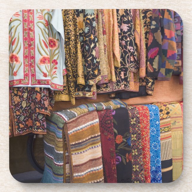 NM, New Mexico, Santa Fe, Navajo clothing, Beverage Coaster (Front)