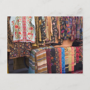 NM, New Mexico, Santa Fe, Navajo clothing, Postcard