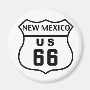 NM Route 66 Magnet