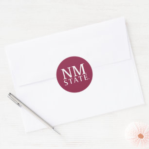 NM State Classic Round Sticker