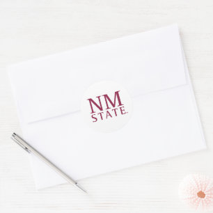 NM State Classic Round Sticker