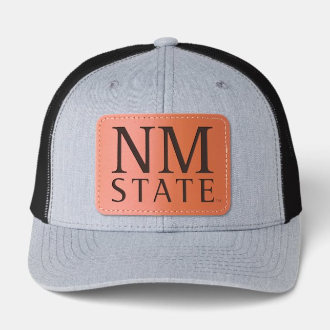 NM State Leather Patch Hat (Front)