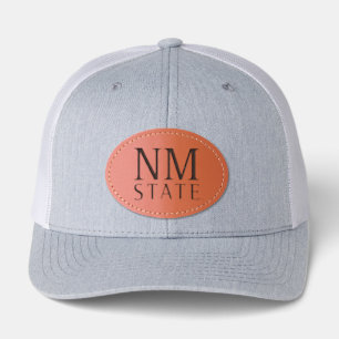 NM State Leather Patch Hat