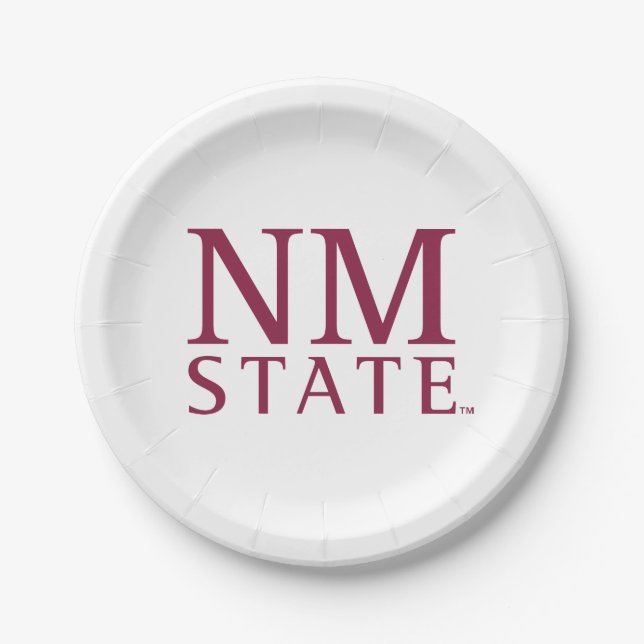 NM State Paper Plates (Front)
