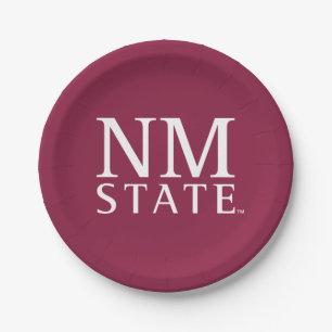 NM State Paper Plates