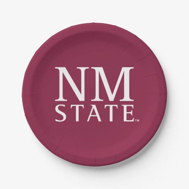 NM State Paper Plates (Front)