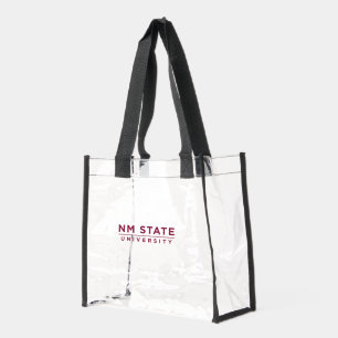 NM State University Clear Tote Bag