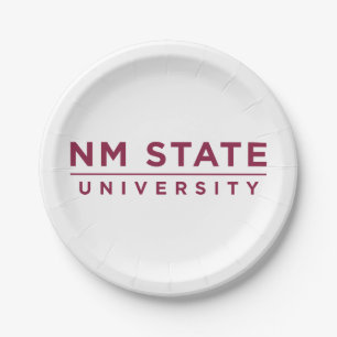 NM State University Paper Plates
