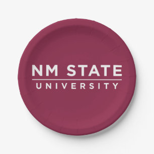 NM State University Paper Plates