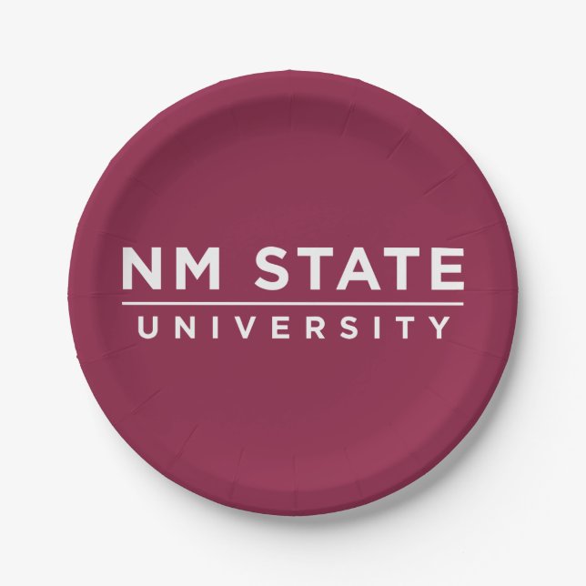 NM State University Paper Plates (Front)