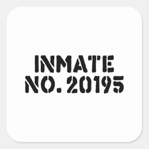 nmate No 20195 Square Sticker