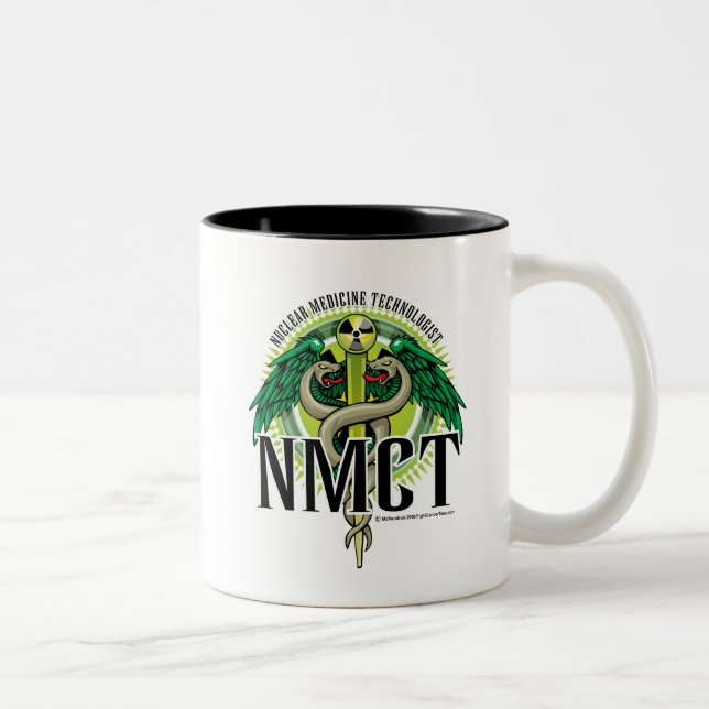 NMCT Caduceus Two-Tone Coffee Mug (Right)